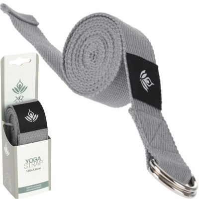 7. XQMAX YOGA EXERCISE STRAP GRAY