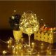17. BATTERY-OPERATED WIRE LAMPS GARLAND 100 LED WARM WHITE