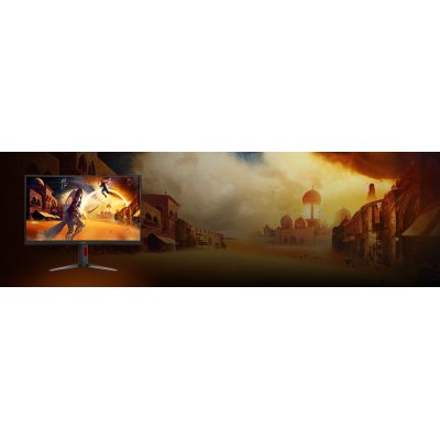 5. AOC G4 CQ27G4Z2P gaming monitor 68.6 cm (27") 2560 x 1440 px Quad HD LCD Black, Red