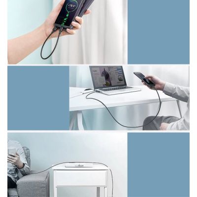 10. Ugreen US287 60117 USB-A / USB-C 3A cable 1.5m - black