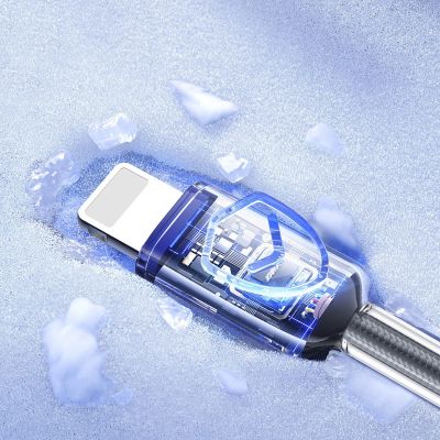 13. Joyroom S-A42 Crystal-Clear Series 30W USB-C - Lightning cable 1.2m - black