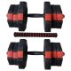 13. ENERO FIT ADJUSTABLE TRAINING DUMBBELLS 2x10KG WITH BARBELL FUNCTION