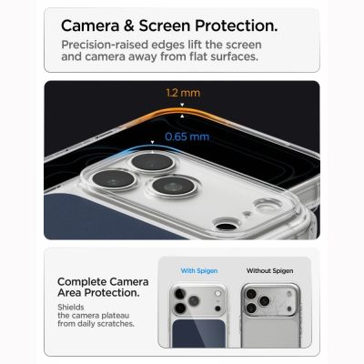 12. Spigen Ultra Hybrid MagSafe Case for iPhone 18 Pro Max / 17 Pro Max - Matte Blue