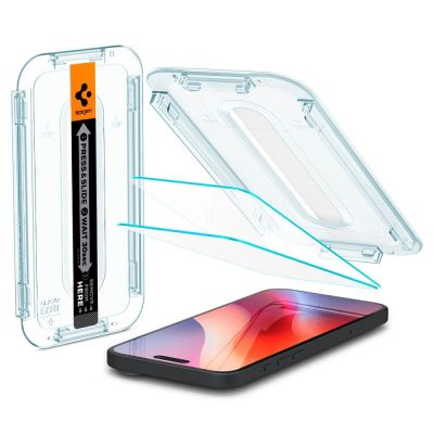 2. Spigen Glas.tR EZ Fit tempered glass for iPhone 15 / 16 - 2 pcs.
