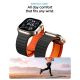6. Spigen Athlex Air M Strap for Apple Watch 44/45/46/49 mm - Black and Orange