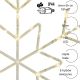 4. DECORATIVE HANGING SNOWFLAKE 120 LED WARM WHITE