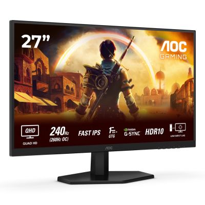 19. Monitor AOC Certified Q27G42ZE 27" IPS QHD Connector 16:9 260 Hz 1 ms 2560 x 1440 pixels 300 cd/m2 Number of HDMI ports: 1 Black