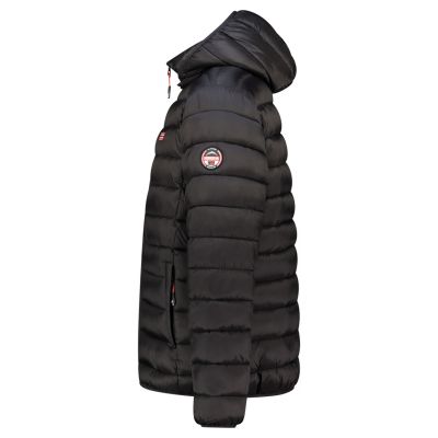 5. Men’s jacket Geographical Norway AMIGO HOOD BLACK DB MEN 096 (WA1455H/GN-BLACK)
