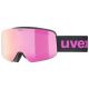Uvex pwdr FM winter sports goggles Black Unisex Pink Spherical lens
