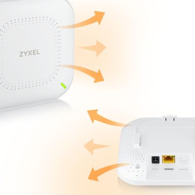 8. Access Point Wi-Fi 6 Zyxel NWA50AX 2.4GHz(2x2)/5GHz(2x2) PoE+ 1x1G