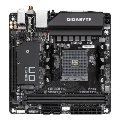 2. Gigabyte A520I AC motherboard AMD A520 Socket AM4 mini ITX