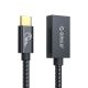 Orico CAF31 USB-C - USB-A 3.1 Gen 2 10Gbps 30cm OTG adapter - black