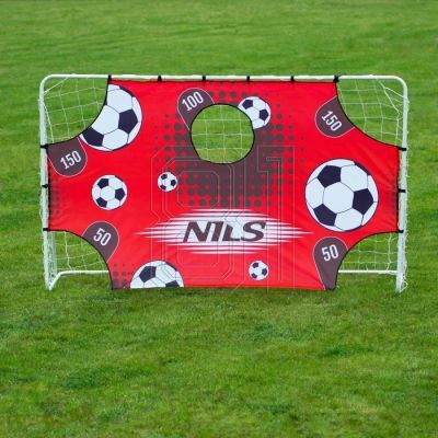 7. Goal with net and aiming panel Nils BR240P 2in1 240x150cm 10-10-821