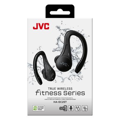 6. JVC HA-EC25TBU In-Ear Headphones Black