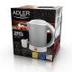 11. Adler AD 1268 electric kettle (600W 0.6l; white)