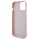 7. Guess Quilted Metal Logo case for iPhone 15 - pink
