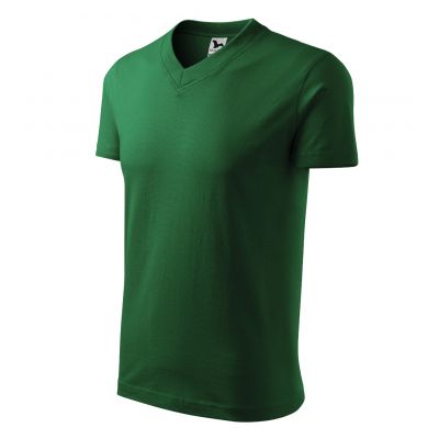 Malfini V-neck T-shirt M MLI-10206 bottle green