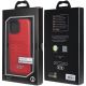7. Audi Synthetic Leather case with MagSafe for iPhone 15 / 14 / 13 - red