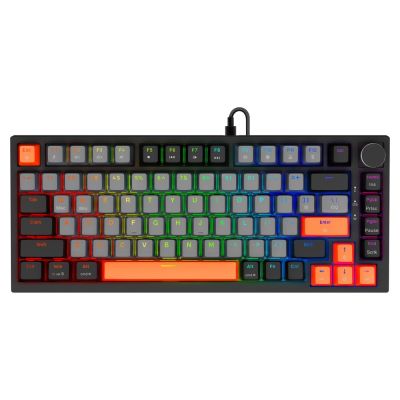 9. SAVIO MAGNETIC KEYBOARD ASTRAL BLACK OUTEMU WHITE JADE RGB 3 KEYCAPS COLORS