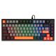9. SAVIO MAGNETIC KEYBOARD ASTRAL BLACK OUTEMU WHITE JADE RGB 3 KEYCAPS COLORS