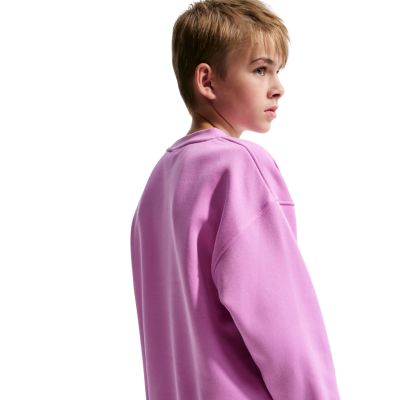 7. Nike Sportswear Club Fleece Kids' Sweatshirt Pink FD2923 503