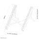 18. Neomounts by Newstar NSLS010 Notebook Stand 43.2 cm (17") Notebook Stand Silver