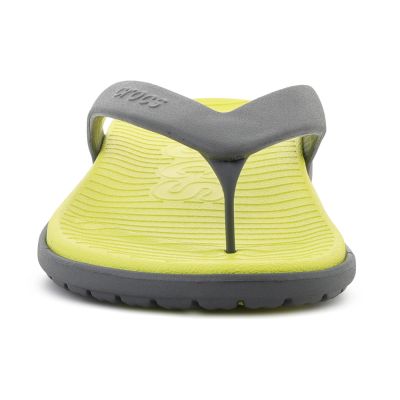2. CROCS COAST FLIP SLATE GRAY/CITRUS 212035-0GG