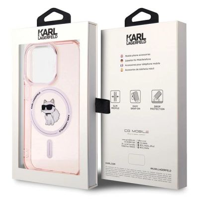 8. Karl Lagerfeld IML Choupette MagSafe case for iPhone 15 Pro - pink