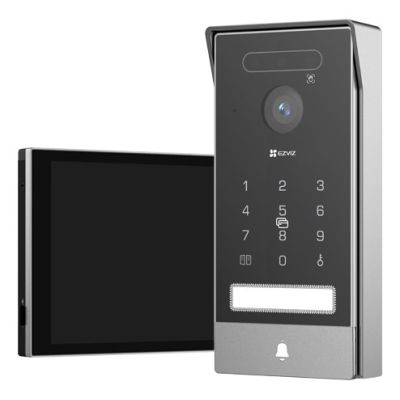 EZVIZ HP7 PRO 4K Video Doorbell 20.3 cm (8") Black, Gray