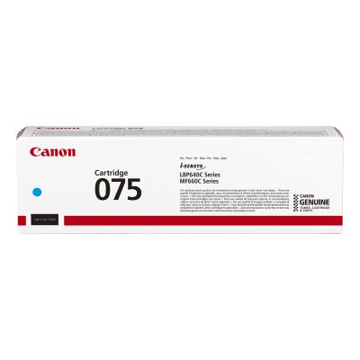 7. Canon 075 Toner Cartridge 1pc Original Cyan