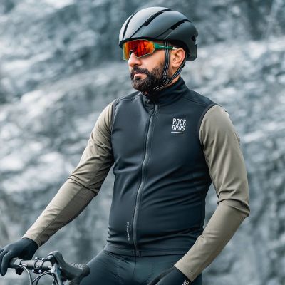 9. Rockbros TLMJ002 ROAD TO SKY insulated windproof vest S - black