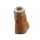 6. Palladium sp20 Cuff Leather Waterproof WL M 79067-257-M Mahogany shoes