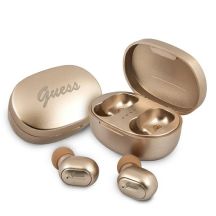 Guess GUTWST30GO TWS Bluetooth headphones + gold/gold docking station