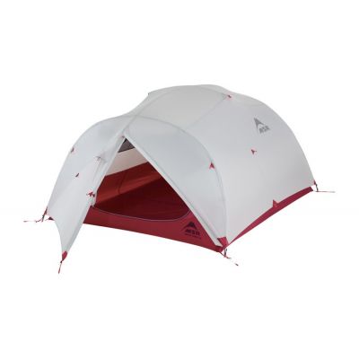 2. MSR Mutha Hubba NX 3 Person Gray, Red Multi-Person Tent