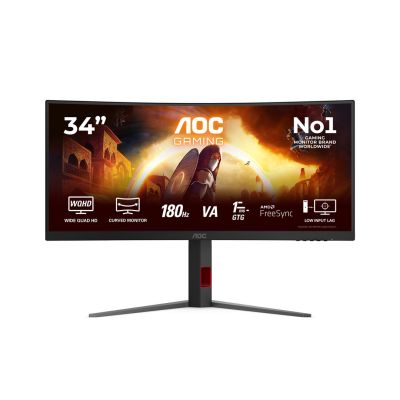 40. MONITOR AOC LED 34" CU34G4 180Hz