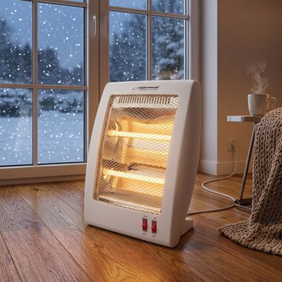 12. ESPERANZA QUARTZ HEATER 400W/800W THAR WHITE EHH010
