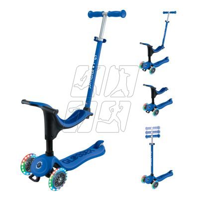 Scooter with seat GO•UP SPORTY LIGHTS (452-600-4 S)