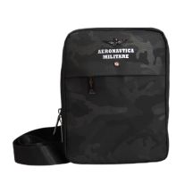 Aeronautica Militare Fly Camo Black Men's Shoulder Bag - AM-361