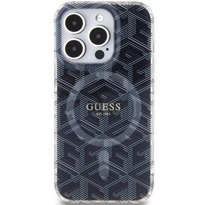 3. Guess IML GCube MagSafe case for iPhone 15 Pro - black