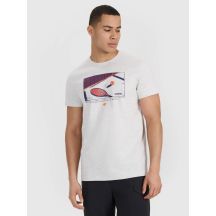 Men's regular printed T-shirt 4F 4FRSS25TTSHM2980-27M