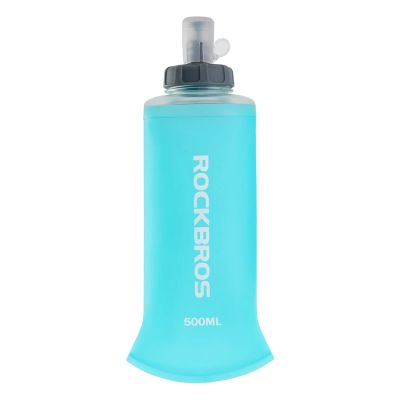 Rockbros 35210027001 soft flask running water bottle 500 ml - light blue