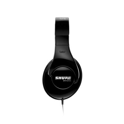 5. Shure SRH240A-BK-EFS - On-ear headphones for monitoring and general use, home studio