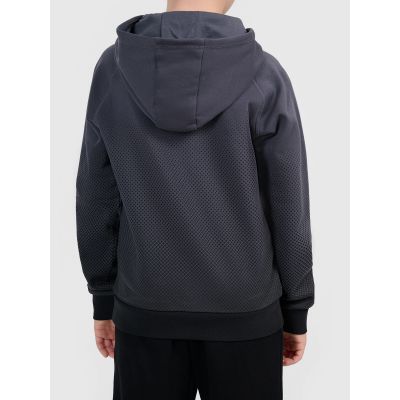 2. Boy's hoodie with all-over print 4F 4FJWAW26TSWSM2687-95A