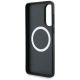 7. BMW Leather Oversized Stripes MagSafe case for Samsung Galaxy S25 Edge - black