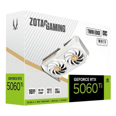 7. ZOTAC GAMING GeForce RTX 5060 Ti Twin Edge OC White Graphics Card