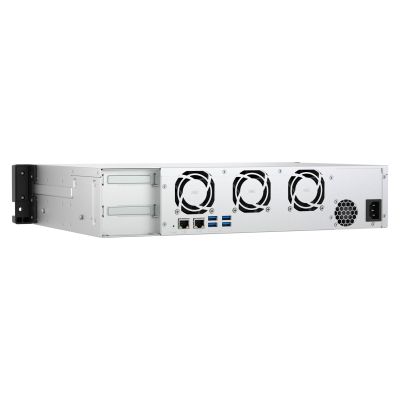 3. Qnap TS-855eU-8G, 2U, 8 x 2.5"/3.5" SATA, Intel Atom C5125 8C/8T, 8 GB SODIMM DDR4 (max. 64GB ), 2 x 2.5GbE, Single PSU