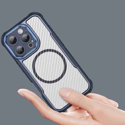 5. Leading Series MagSafe Silicone Case for iPhone 16 Pro - Blue