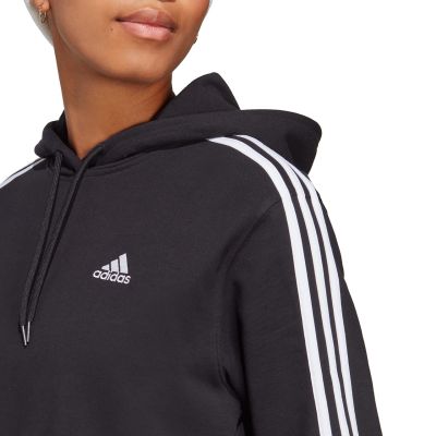 12. adidas Essentials 3-Stripes French Terry Crop Hoodie W IC8767