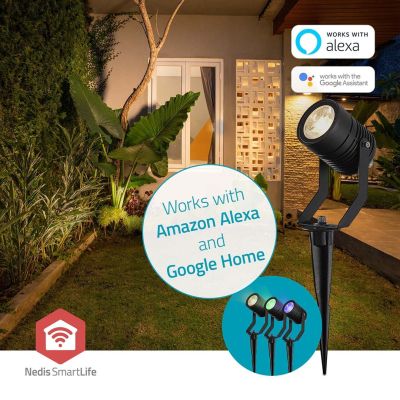Nedis ZBLOS10RGBW3 Smartlife RGB Zigbee 3.0 3W 3-pack outdoor lamp