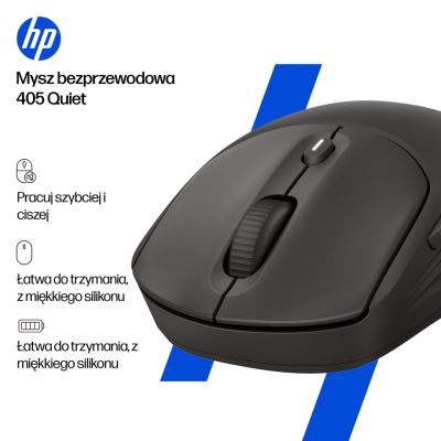 7. HP 405 Quiet Wireless Mouse
